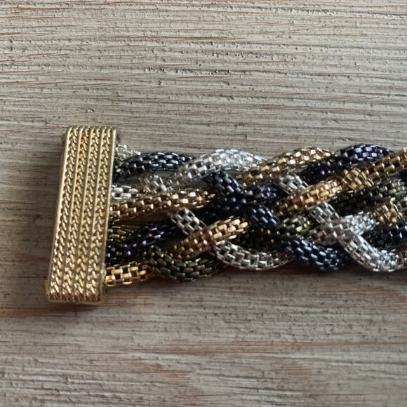 VINTAGE Mesh Braided Women's Bracelet - Picture 6 of 9